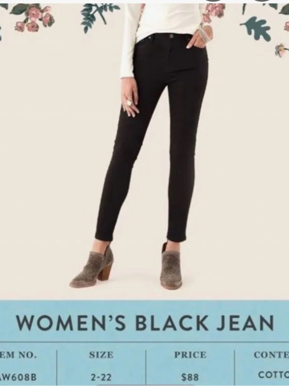 Matilda Jane women’s black jeans size 12